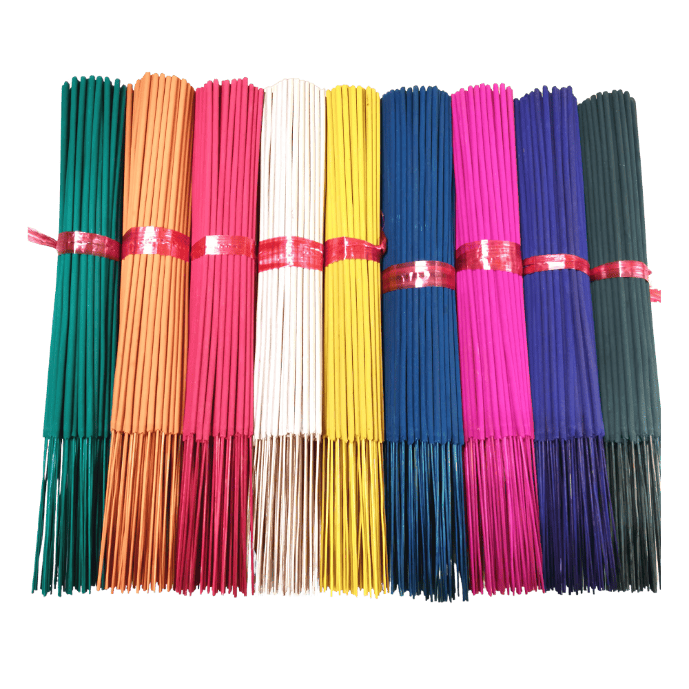 Multi-Colored Raw Incense Sticks