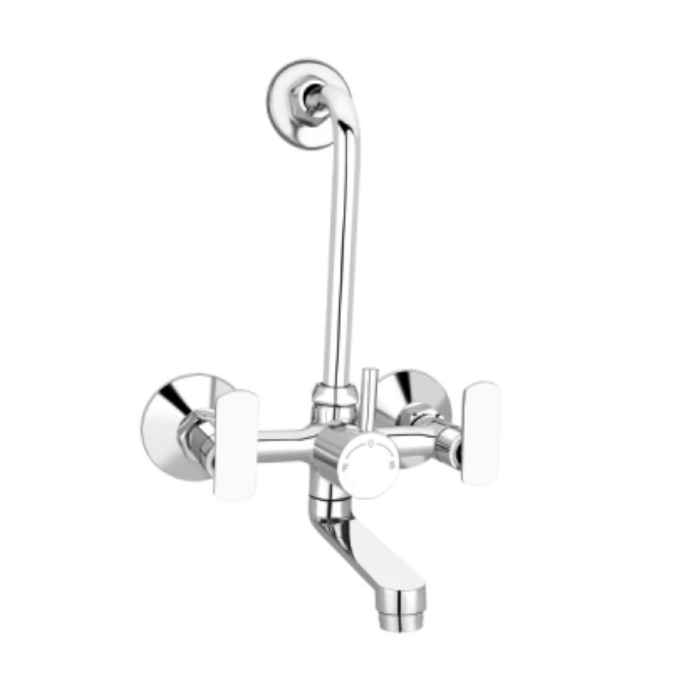 NO-3012 2 in 1 Wall Mixer With Bend