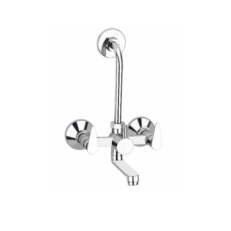 PC-6012 2 in 1 Wall Mixer With Bend